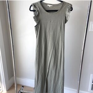 Z Supply khaki green sleeveless dress